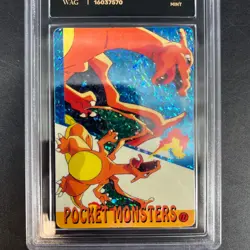 Prism Charizard #11 Pokemon Card WAG Mint 9 2000 Bandai Pocket Mosters TCG CCG - Image 3