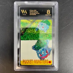 Prism Bulbasaur #54 #46 Pokemon Card WAG Near Mint 8 2000 Bandai Vending Series - Image 1