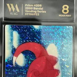 Prism Slowpoke #308 Pokemon Card WAG Near Mint 8 Japanese 2000 Bandai TCG CCG - Image 5