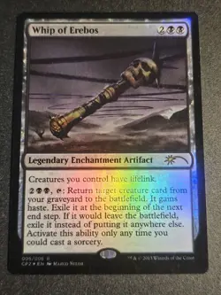 Whip of Erebos MTG Clash Pack Singles 005/006 Foil Promo Lightly Used - Image 1