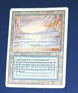 Magic The Gathering * MTG * Underground Sea * Dual Land * Revised 3rd - Image 1