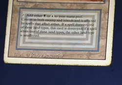 Magic The Gathering * MTG * Underground Sea * Dual Land * Revised 3rd - Image 2