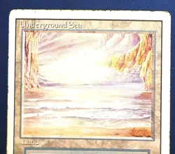Magic The Gathering * MTG * Underground Sea * Dual Land * Revised 3rd - Image 4