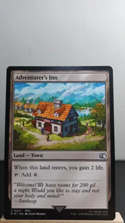 Adventurer's Inn Non-Foil Land Common [NM] - MTG FIN - Image 1