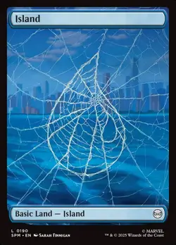 Island - 190 - Marvel's Spider-Man- Near Mint - MTG - Image 1