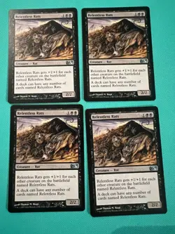 4x Relentless Rats - M11 - MTG - Magic the Gathering - x4 - Image 1