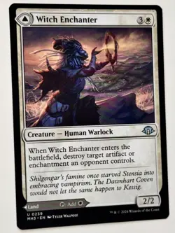 MTG Magic: The Gathering Modern Horizons 3 - Witch Enchanter U 0239 - NM - Image 1