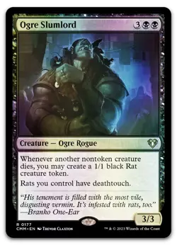 Ogre Slumlord #177 (Foil) (NM) Commander Masters CMM Magic MTG - Image 1
