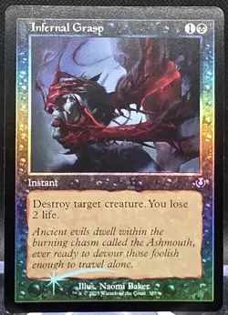 Infernal Grasp #385 Innistrad Remastered Foil Uncommon Retro - Image 1