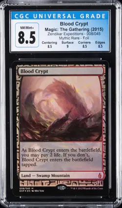 2015 MAGIC: THE GATHERING #008/045 BLOOD CRYPT CGC 8.5 - Image 1
