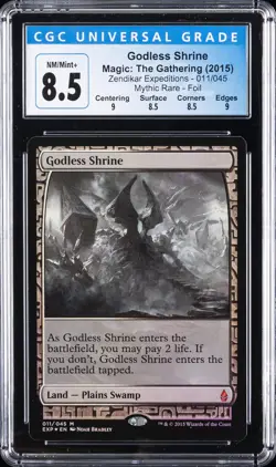 2015 MAGIC: THE GATHERING #011/045 GODLESS SHRINE CGC 8.5 - Image 1