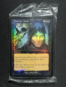 Diabolic Tutor MTG Magic 2024 WPN & Gateway Foil Promos Pack of 10 New Sealed - Image 1