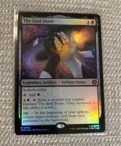 MTG Magic The Gathering The Soul Stone Marvel's Spider-Man Foil 0066 Mythic NM - Image 1