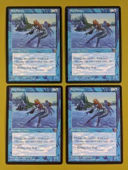 Sea Sprite x4 Homelands 4x Playset Magic the Gathering MTG - Image 1