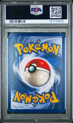 1999 POKEMON FOSSIL #4 DRAGONITE-HOLO PSA 8 - Image 2