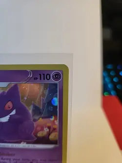 Pokemon Sword & Shield Promo Gengar Holo Rare SWSH052 M Rare Holo Pattern On X - Image 3