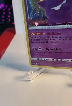Pokemon Sword & Shield Promo Gengar Holo Rare SWSH052 M Rare Holo Pattern On X - Image 5