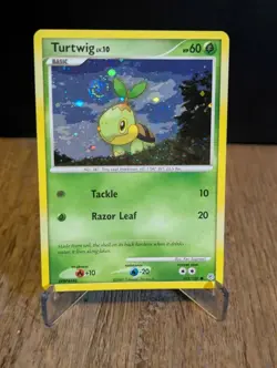 Pokemon Turtwig Cosmos Holo SWIRL Diamond & Pearl #103 - Image 1