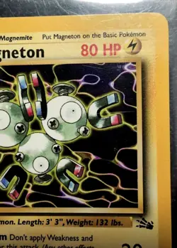 Vintage Pokemon TCG Magneton 26/62 Fossil Unlimited Non-Holo Rare LP ! - Image 3