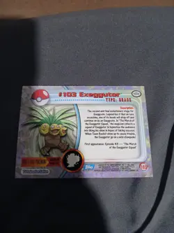 Pokemon Vintage Topps Exeggutor Foil #103 Rare Blue Label LP English - Image 2