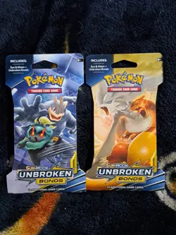 2 Pokemon Sun&Moon Unbroken Bonds Hanger Packs Sealed - Image 1