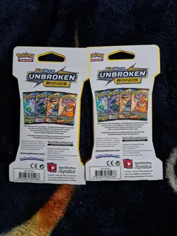 2 Pokemon Sun&Moon Unbroken Bonds Hanger Packs Sealed - Image 2