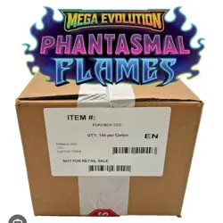 Pokemon Mega Evolution Phantasmal Flames Booster 144 Case -PRESALE- - Image 1