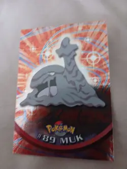 Pokemon Vintage Topps Muk Silver Foil #89 Rare LP Blue Label English - Image 1