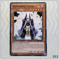 Summoner Monk - SDHS-EN017 - Common Unlimited Yugioh - Image 1