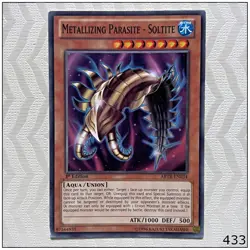 Metallizing Parasite - Soltite - ABYR-EN034 - Common 1st Edition Yugioh - Image 1