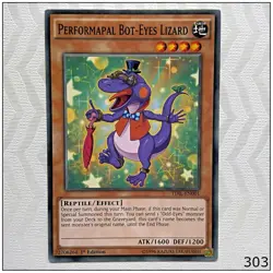 Performapal Bot-Eyes Lizard - TDIL-EN001 - Common 1st Edition Yugioh - Image 1