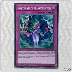 Ninjitsu Art of Transformation SHVA-EN028 Super Rare 1st Edition Yugioh - Image 1