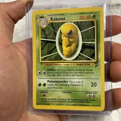 KAKUNA Pokemon Playing Game Card 47/130 Nintendo Vintage Vtg NM Uncommon WOTC - Image 2