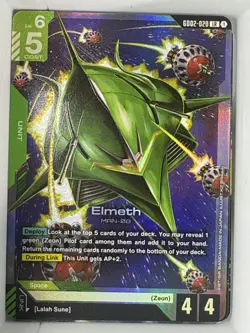Elmeth LR - GD02-020 - Dual Impact Gundam TCG Card Game - Image 1