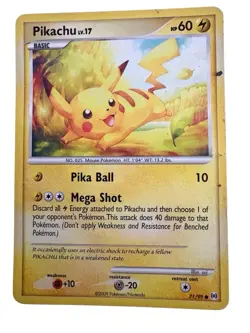 Pokemon Card Pikachu 71/99 Platinum Arceus 2009 Nintendo - Near Mint NM - Image 1