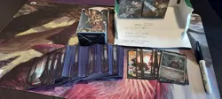 Necron Warhammer 40k Commander Deck 100card Sleeved Used - Image 1