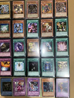 Vintage Yu-Gi-Oh! TCG Mixed Card Lot Of 55 Blue Eyes, Red Eyes Dragon & More - Image 2