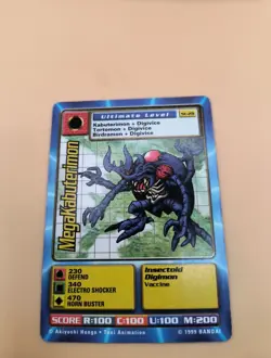 MegaKabuterimon St-28 Ultimate Unlimited Digimon CCG 1999 Bandai Card - Image 2