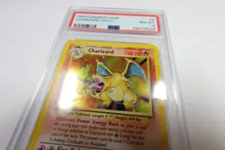 PSA 8 NM MINT 1999 Pokemon 4/108 Holo Charizard Base Set Card #57204B - Image 3