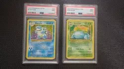 PSA 9 Blastoise And PSA 9 Venasaur (2 Holo Graded Pokemon Cards) - Image 1