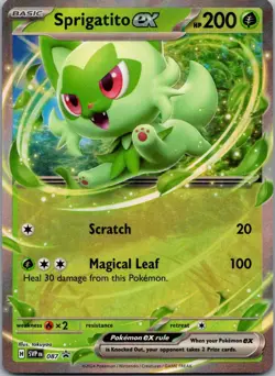 Sprigatito ex Promo SV: Scarlet & Violet Promo Cards 087 NM - Image 1