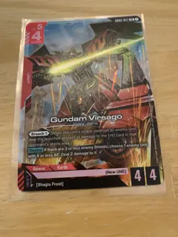 Gundam TCG Card Game Dual Impact GD02-037 LR Gundam Virsago NRX-0013 NM Rare - Image 2