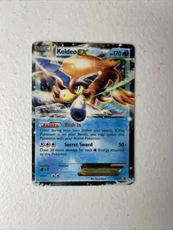 Keldeo EX BW61 Black & White Black Star Promo Holo Pokemon Card Nm - Image 1