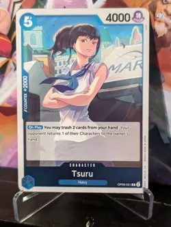 Tsuru OP06-051 R Foil Rare Wings Of The Captain One Piece Card Game - Image 1