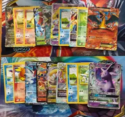 Pokemon Card Full Art Alt Art Promo Jumbo Fire Charizard Espeon Snorlax - Image 3
