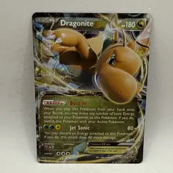 Pokemon TCG Dragonite EX Pokemon Oversized Promos 74/111 Holo Promo LP Card - Image 1