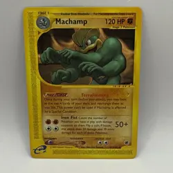 Pokemon TCG - WOTC Expedition Machamp Non Holo Rare Card 51/165 - MP - Image 1