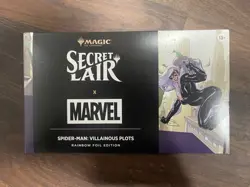 MTG Secret Lair Marvel's Spider-Man: Villainous Plots Foil Edition New Sealed - Image 1