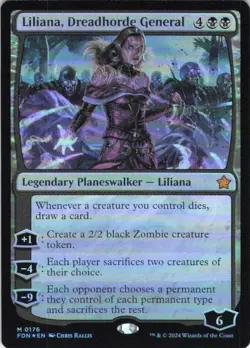 MTG Liliana, Dreadhorde General (176) | NM Foil | Foundations {FDN} - Image 2