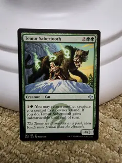 Temur Sabertooth x1 Fate Reforged #141/185 NM 2015 MTG - Image 1